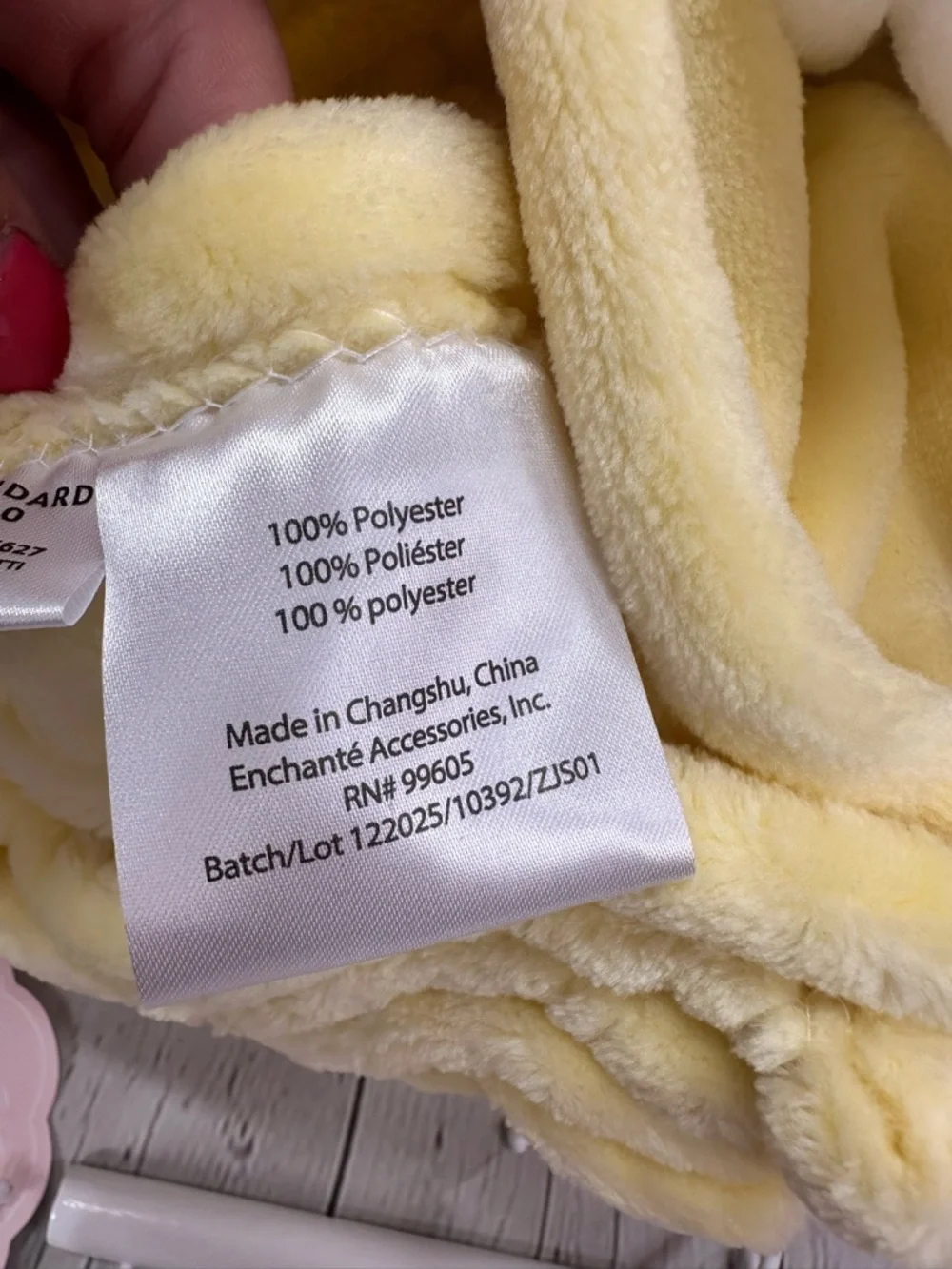 NWT Rae Dunn Yellow Baby Plush Blanket 1st easter unisex plush Chick lovie
